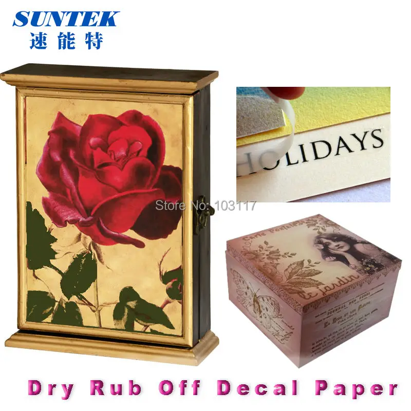 Own Designs Dry Rub Off Decal Sheets Using Inkjet Printer Transfer Paper