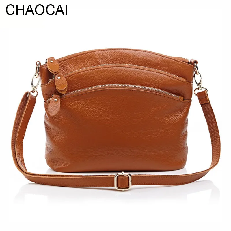 Модная женская сумка из натуральной кожи через плечо коровьей для матери цветная