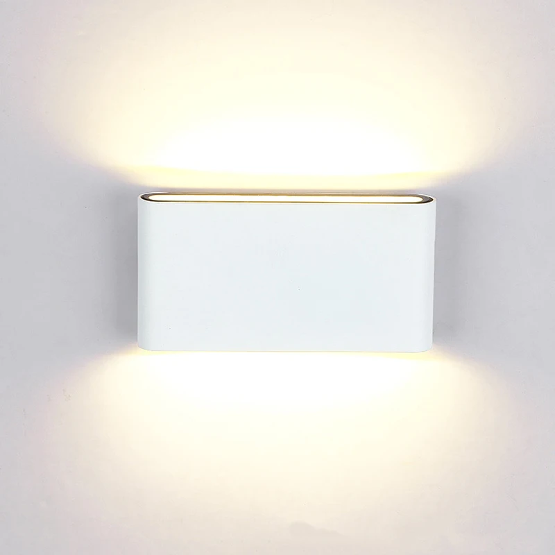 

1PC 6W 12W COB LED Porch Lights Outdoor Waterproof IP65 Modern Indoor Decor Up Down Dual-Head Aluminum Wall Lamp AC85-265V
