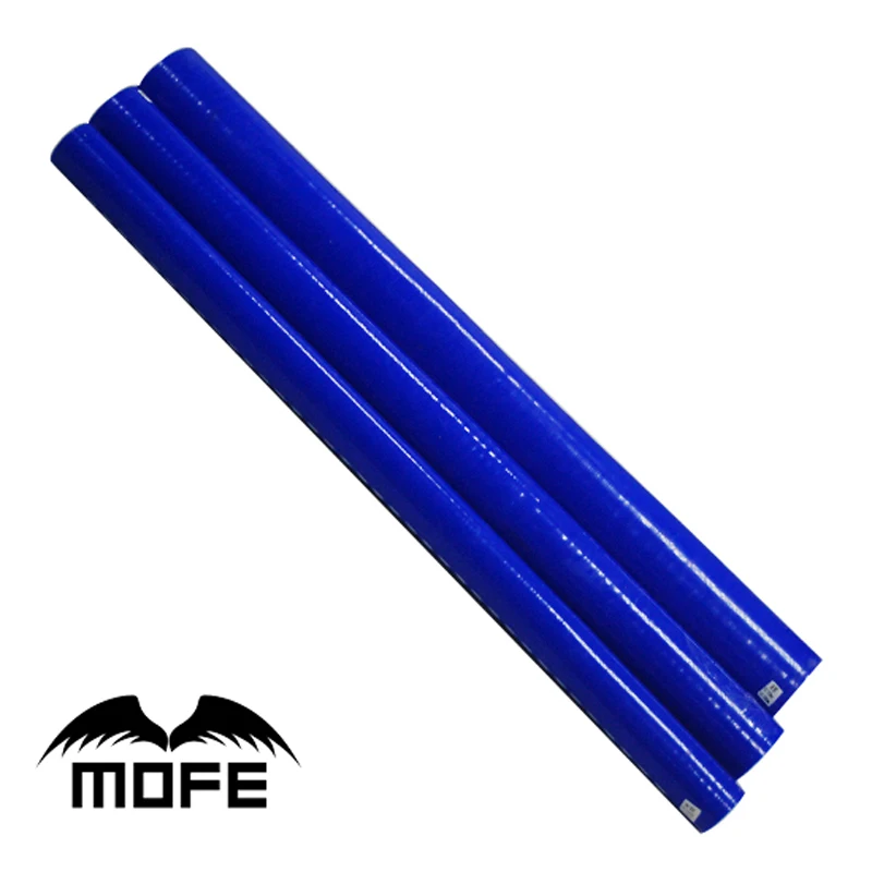 MOFE 3-слойный синий Прямой силиконовый шланг Хладагента 1 метр Длина интеркулера