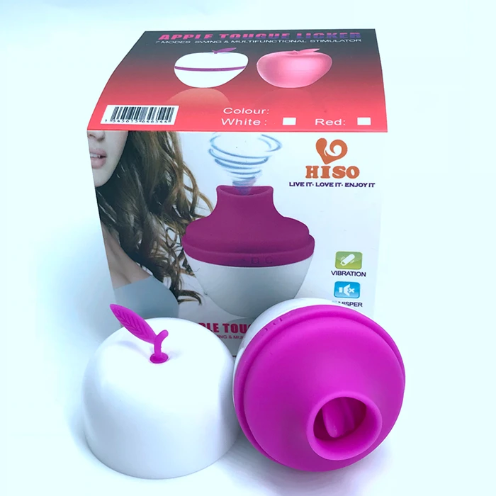 HISO 7 Modes Clitoris Licking Vibrator Tongue Stimulator Nipple Sucker Breast Massager G-Spot Vibrator Sex Sucking Toy for  Women 8