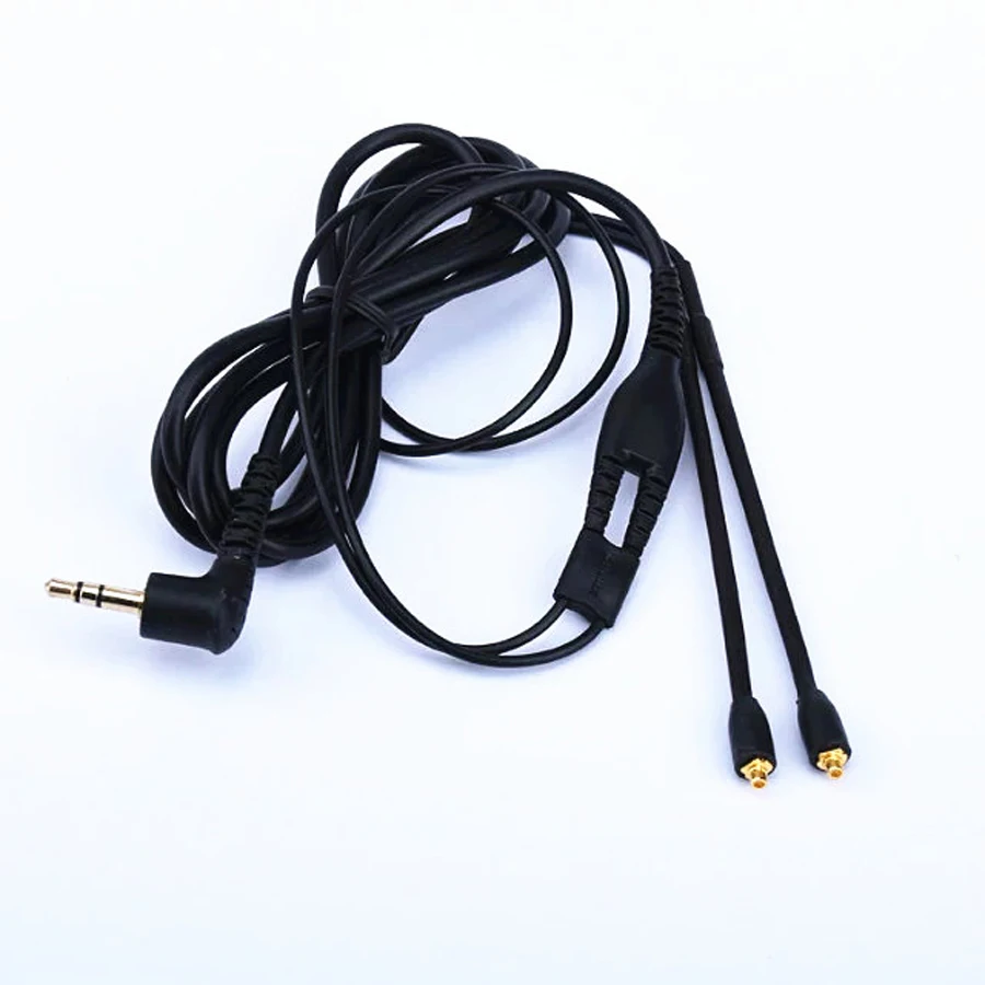 MMCX оригинальный посеребренный кабель для Shure SE215 SE315 SE535 SE846 UE900 Улучшенный съемный