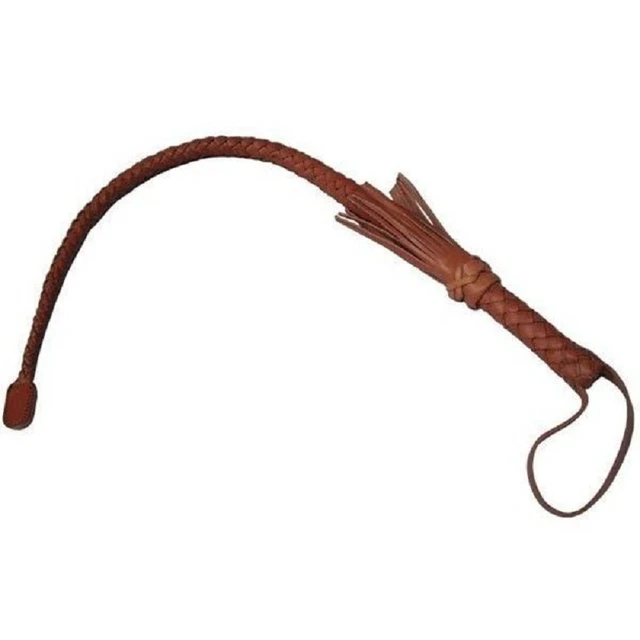 Horse Riding Whip Equestrian Leather Horsewhip SPORTSORION