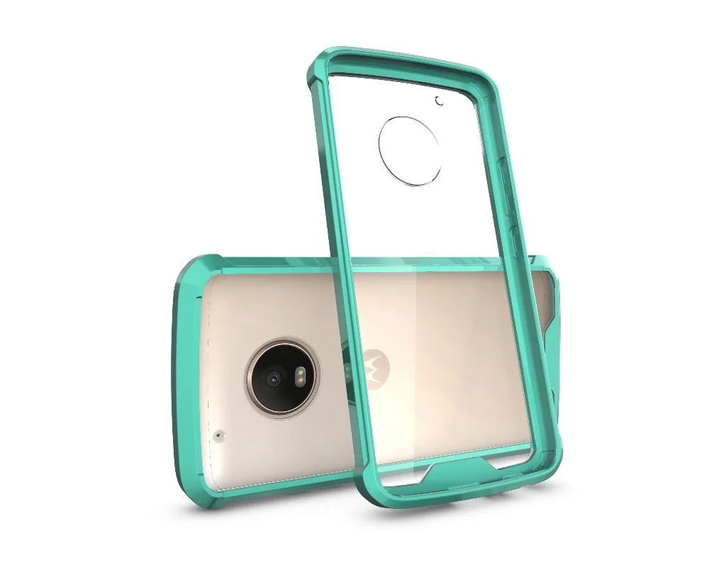 DAXING для Motorola Moto G5 чехол силиконовая рамка прозрачная задняя крышка Защитные