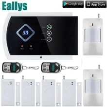 Английский/русский беспроводной проводной, домашняя Безопасность GSM сигнализация с IOS Android APP дистанционное управление сигнализация