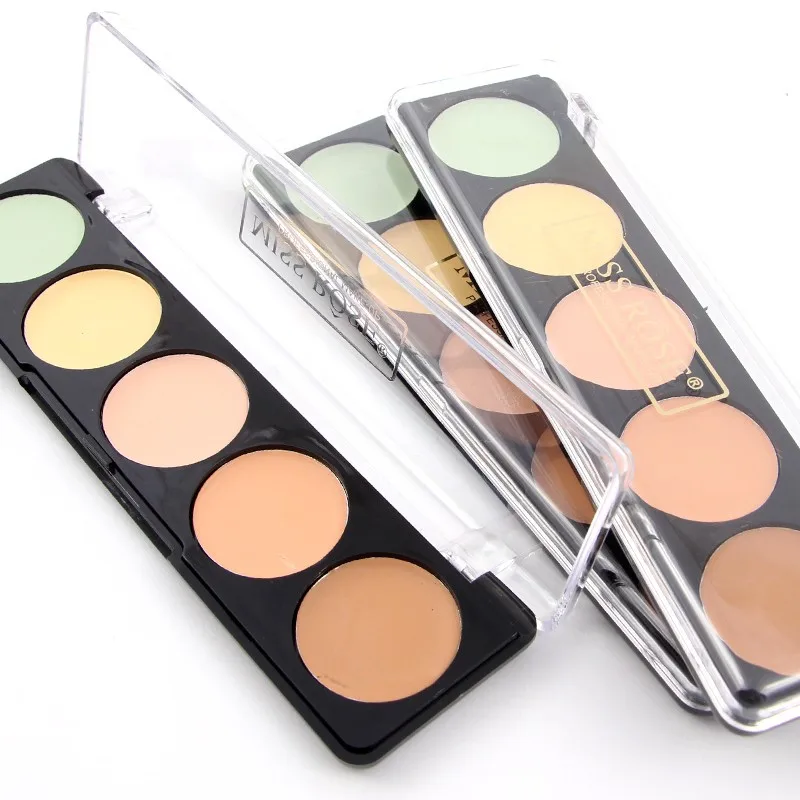 

Miss Rose concealer palette 5 colors corretivo contour palette face base maquiagem Hide Coverage BB