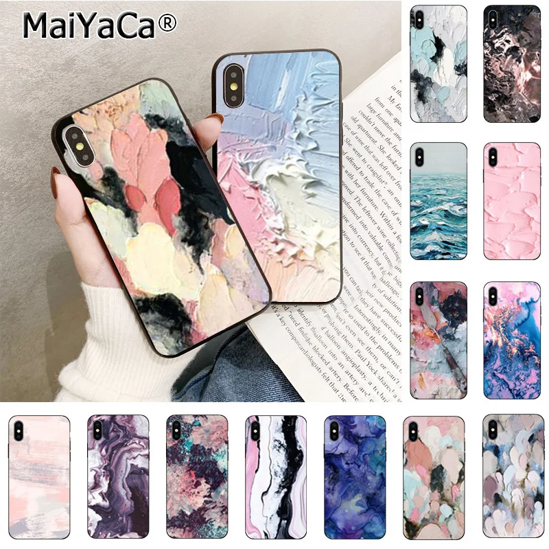 Мягкий силиконовый чехол Maiyaca для iPhone X Xs Xr XsMax 6 6s Plus 7 7plus 8 8plus 5 5s 5c SE | Мобильные