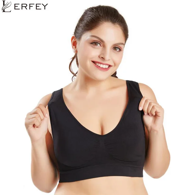 Lerfey Women Sexy Seamless Bra With Pads Big Size Push Up Bras Plus