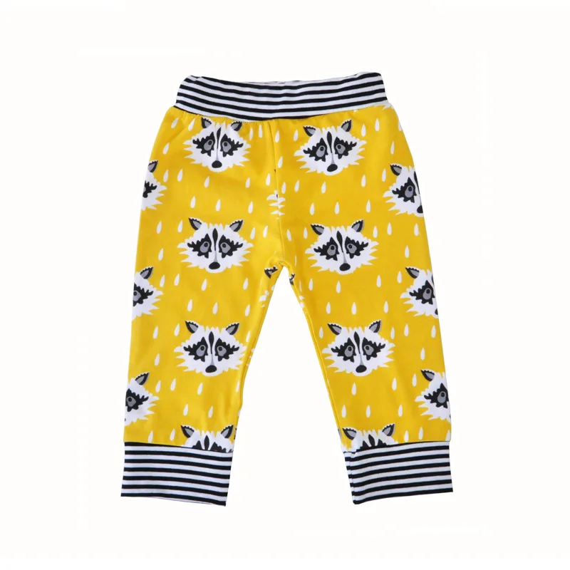 Children's clothing spring and autumn baby suit long-sleeved striped hooded sweater+ fox head pants two-piece suit
