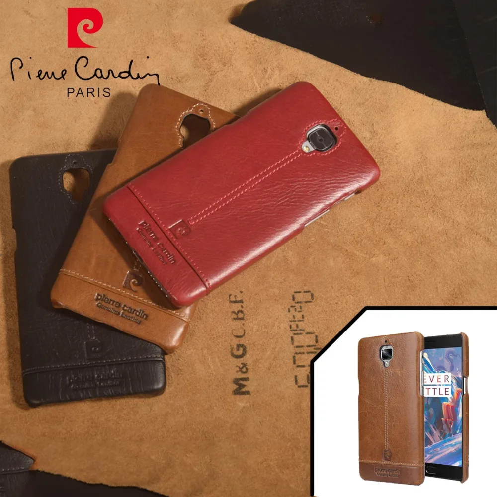 bilder für Pierre Cardin Echtem Leder Luxus Handys Fall Für Eins Plus 3 Fall Oneplus 3 T Fall Rückseitige Abdeckung Freies verschiffen bilder für Pierre Cardin Echtem Leder Luxus Handys Fall Für Eins Plus 3 Fall Oneplus 3 T Fall Rückseitige Abdeckung Freies verschiffen