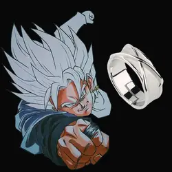 Аниме Супер Dragon Ball Z черный Сон Гоку Косплэй Интимные аксессуары время палец кольцо Модные украшения реквизит