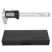 Big discount 100mm LCD Electronic Digital Gauge Stainless Steel Vernier Caliper Micrometer