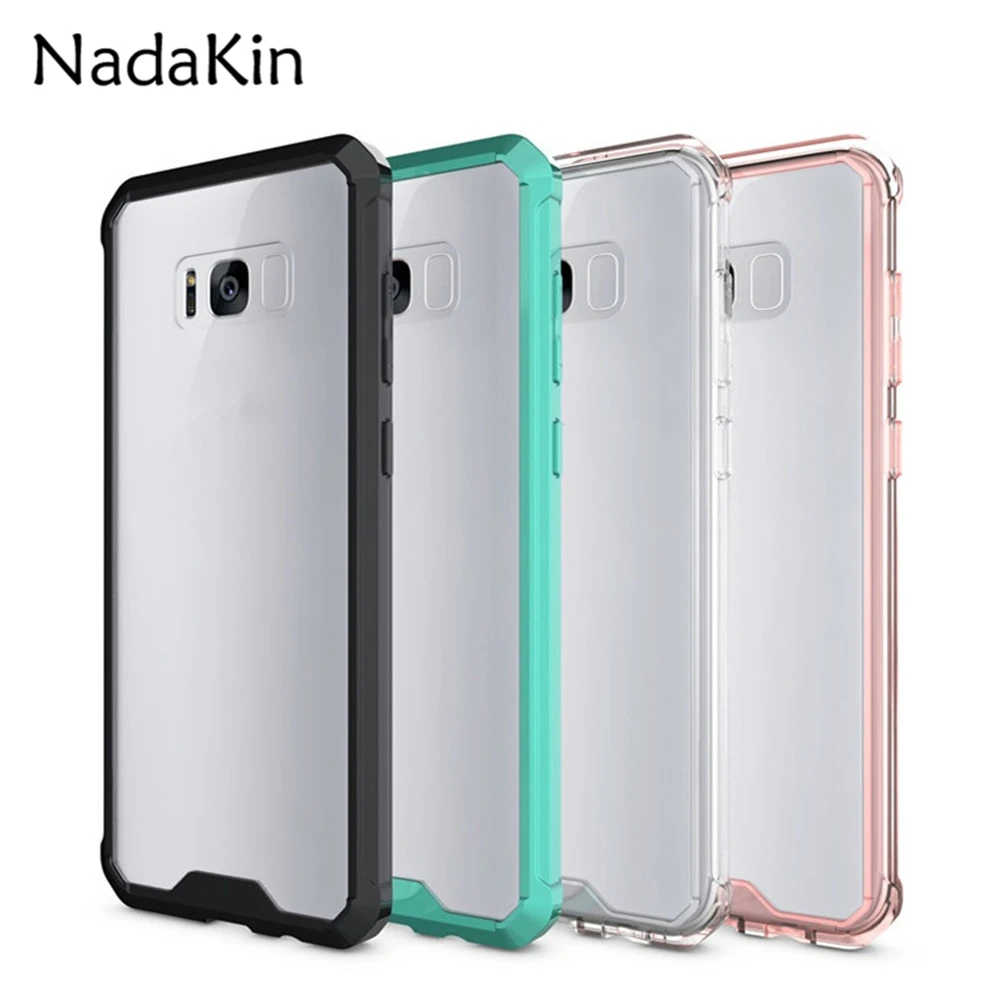 

Hybrid TPU Shockproof Armor Back Cover Clear Case For Samsung Galaxy S7 Edge S8 S9 A3 A5 A7 A8 Plus J3 J5 J7 2017 2018 Note 8