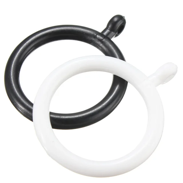 Curtains Ideas curtain rod hanger : Aliexpress.com : Buy 10pcs/lot 30mm Black White Round Shape ...