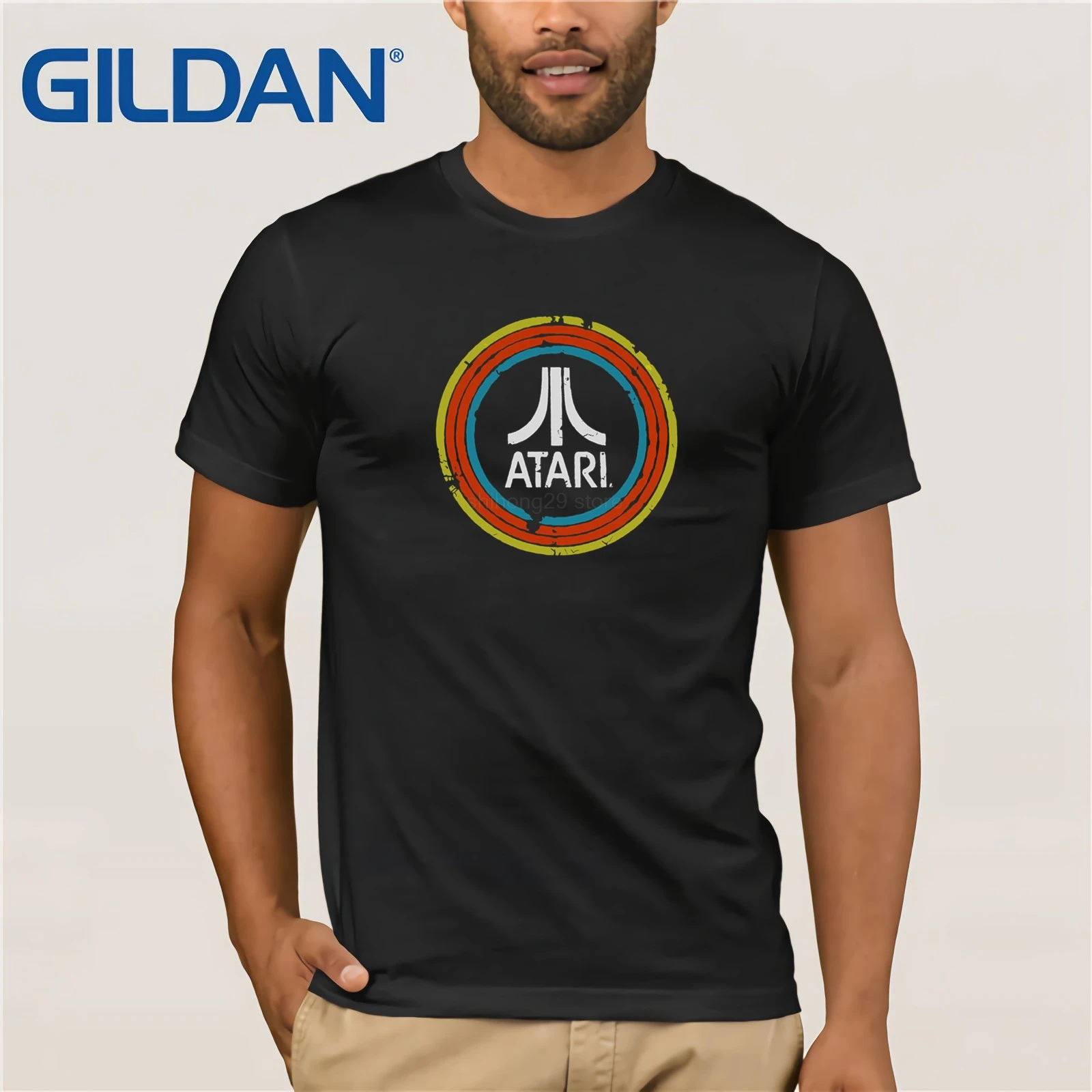 

Atari T-Shirt 2019 Summer New Style Men's Short Sleeve T-Shirt