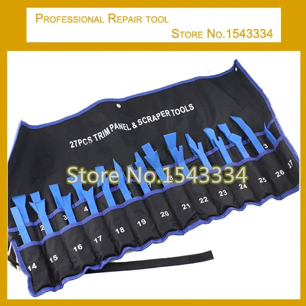 27 PCS Universal Car Door Interior Trim Panel Removal Tool Settool set