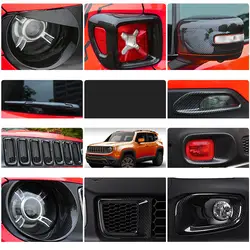 Lsrtw2017 Abs Автомобильный задний фонарь рамка тормозной Свет планки для Jeep Renegade