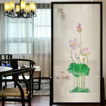 Наклейки из стекла для ванной комнаты антибликовое прозрачное Непрозрачное окно пленка «замороженное стекло» антисветовые наклейки на окна