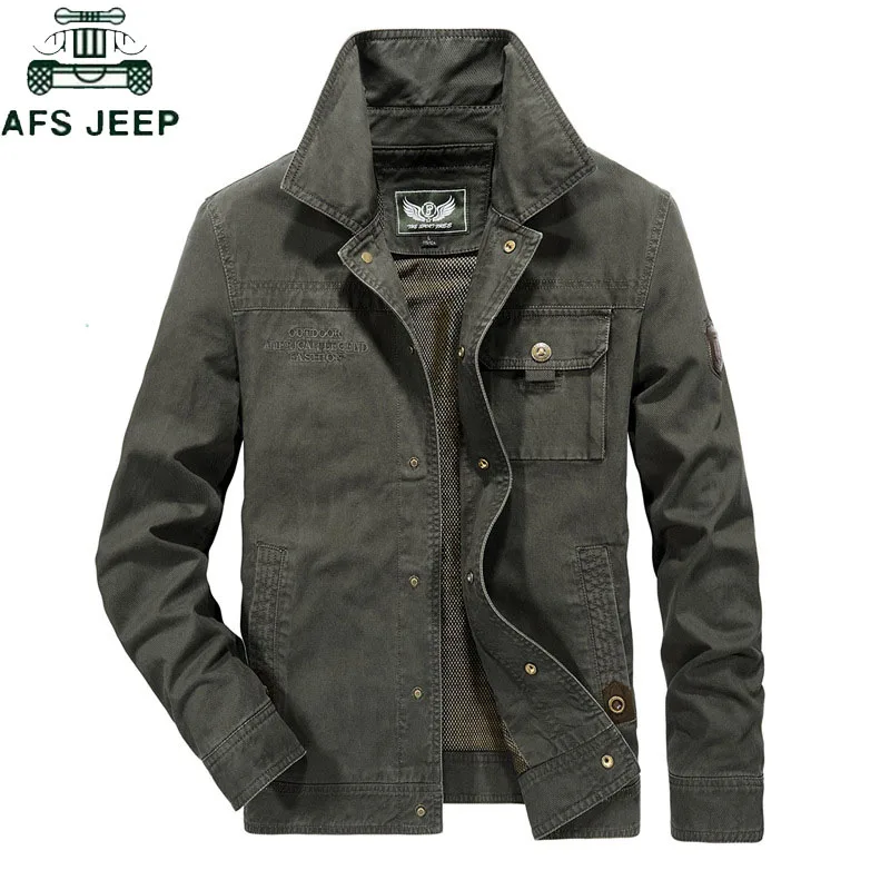 

Spring Autumn Military Jacket Men Casual Cotton Outwear Mens Jackets Windbreaker Bomber jacket Plus Size M-6XL chaqueta hombre