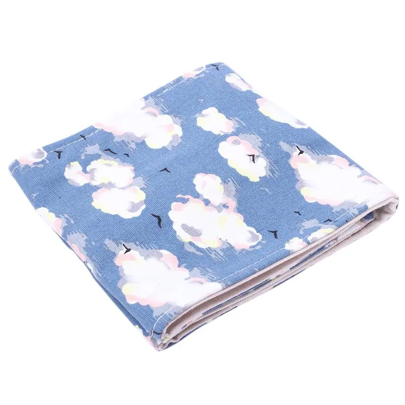 

Canvas Pencil Wrap, 72 Colored Pencil Roll Up Travel Drawing Coloring Pencil Holder --Blue Sky With White Cloud (Pencils are n