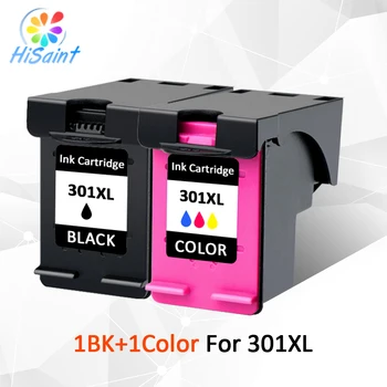 

Hisaint 301XL Refilled Ink Cartridge Replacement for hp 301 xl for HP301 for HP Deskjet 1000 1050 2000 2050 3000 Printer Ink