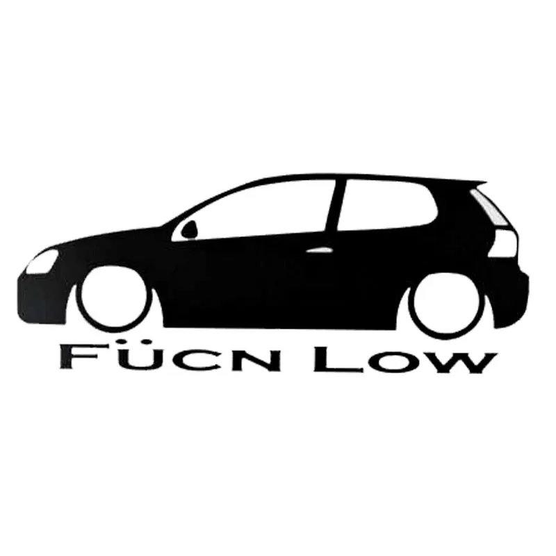 Buy 14.8cm*5.8cm FUCN LOW Vinyl Fashion Personality