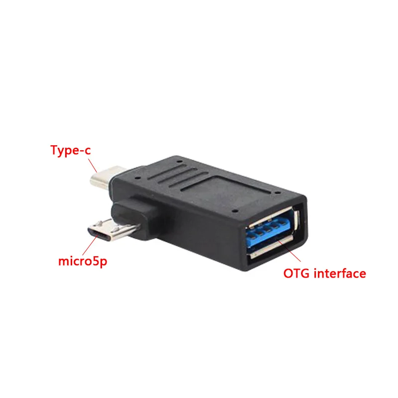 USB кабель 3,1 2 тип-c штекер микро USB Женский адаптер типа OTG C для Letv Xiaomi Android телефонов GDeals-15