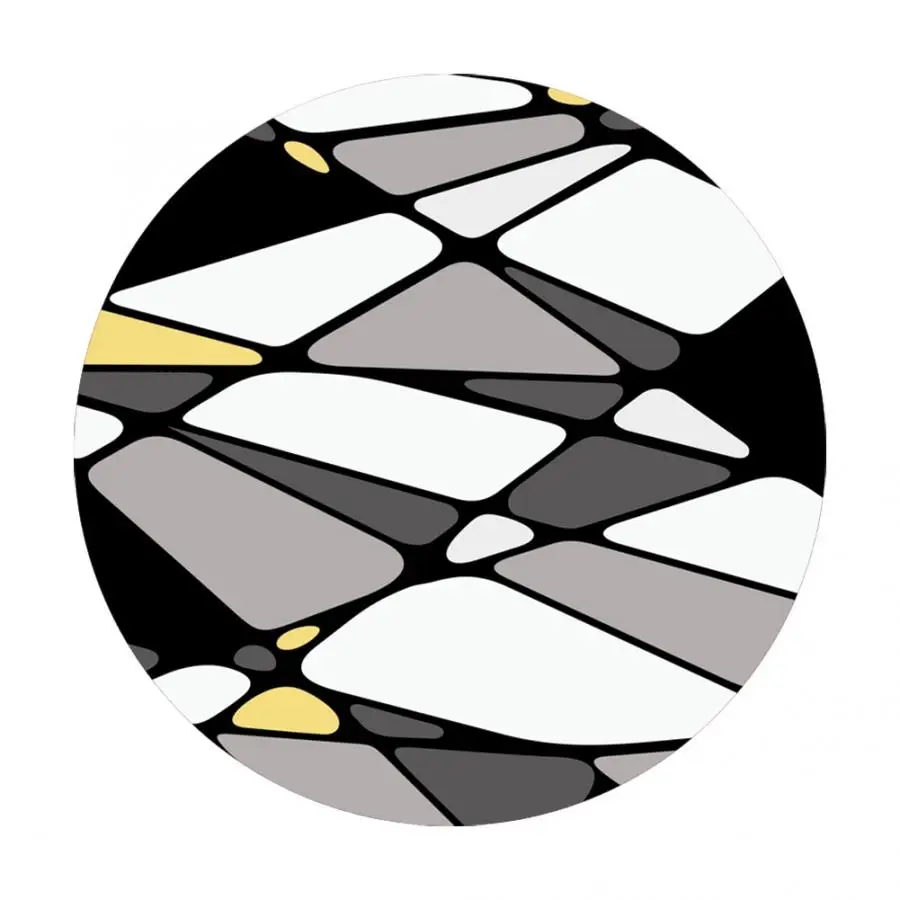 

Modern Gray Series Round Carpets For Living Room Computer Chair Area Rug Children Play Tent Floor Mat Cloakroom Rugs