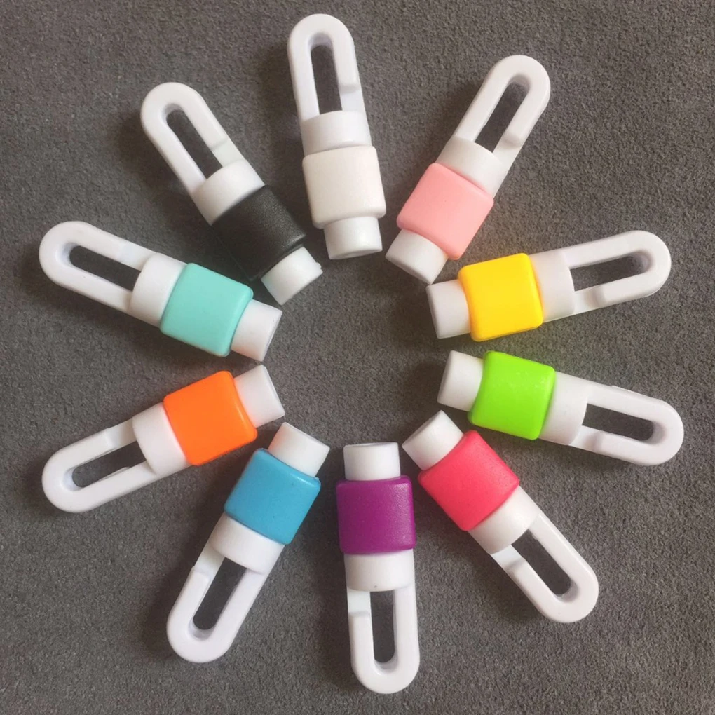 

Color Random Phone Tablet Charging Cable Protector Elastic Data Transmission Cord Cover Organizer