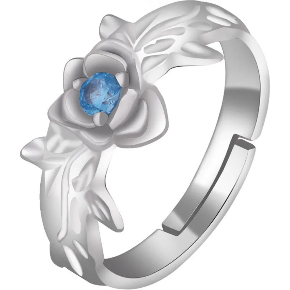 Аниме Алисия меч искусство онлайн косплей кольцо из стерлингового серебра 925 повседневные Cos подарок Регулируемый подарок