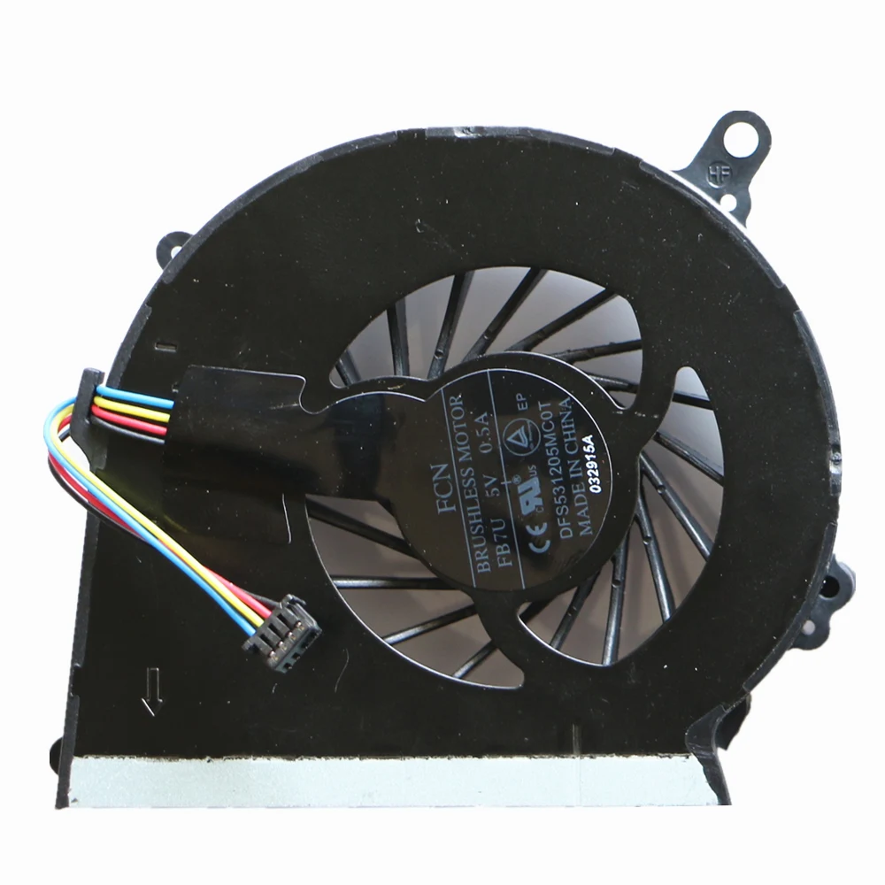 Вентилятор охлаждения для ноутбука Cpu HP CQ58 G58 655 процессора DFS531205MC0T FB7U DC5V 0.5A 686259