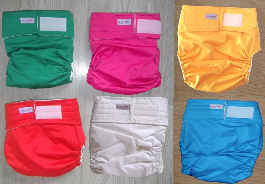 6 color waterproof Adult cloth diaper Nappy nappies diaper diapers
