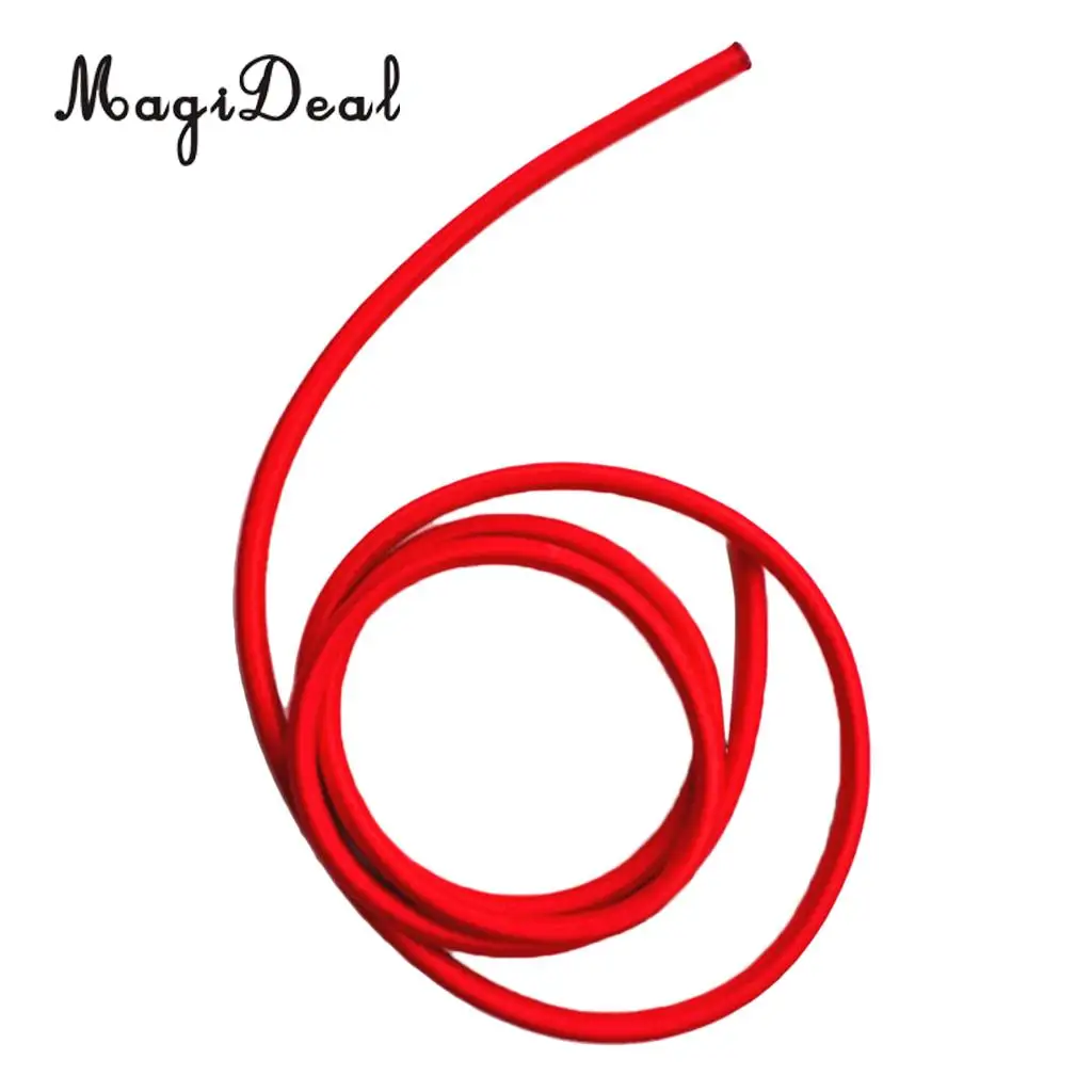 MagiDeal High Strength 5mm Red Elastic Rubber Bungee Rope Shock Cord Tie Down Boats Trailers for Boats Kayaks Canoe Surf Board