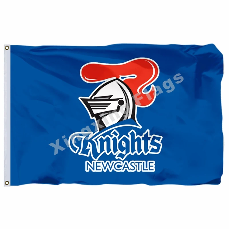 Newcastle Knights Flag 3ft X 5ft National Rugby League NRL Banner Size