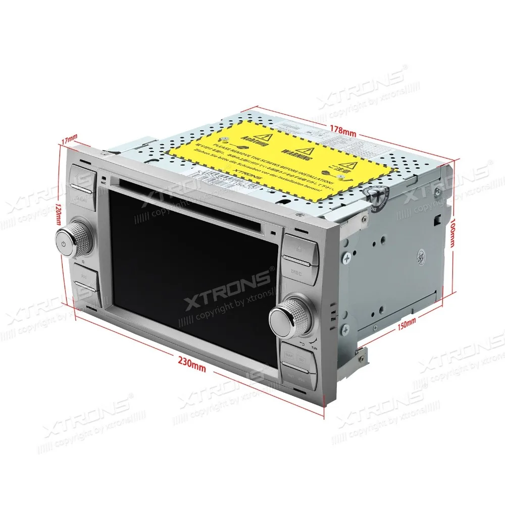 Discount 7" Android 8.0 Oreo OS Car DVD Multimedia Navigation GPS Radio for Ford Focus 2005-2007 & C-Max 2005-2007 & Connect 2007-2009 4