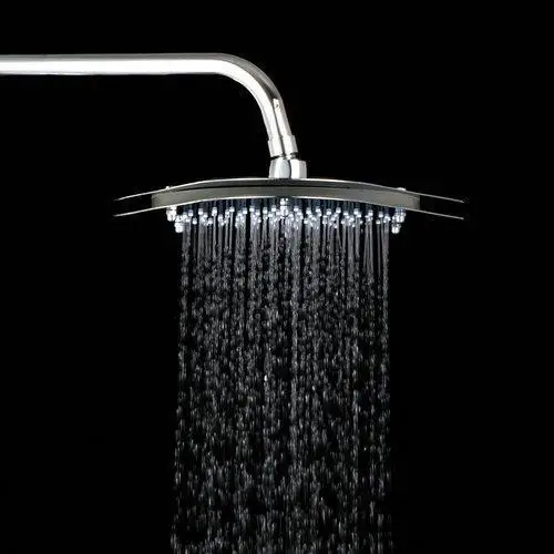 

Shivers Ceilling/Wall Mounted Shower Heads Unique Design 8" Round Saving Water 8175 Rainfall Chrome Bathroom Bathtub Tap Faucet