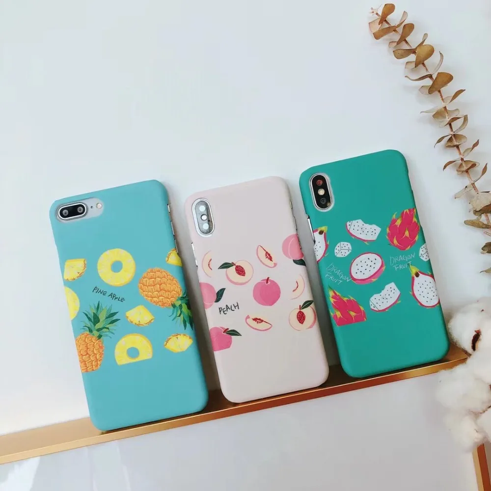 Korean Hard Case For iPhone X 8 7 6 6s Plus Fashion Back Cover Cute
