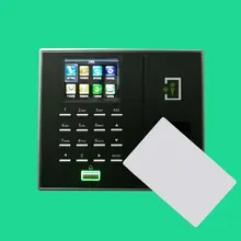 Система контроля доступа отпечатков пальцев и RFID дверной замок с картой доступа Контроллер Цвет Экран MF/IC 13,56 МГц карты ZK F2S