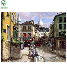 DIY 3D Алмазная Картина УЛИЦЫ Парижа Le Consulat холст масляная мозаичная вышивка стразами домашний декор