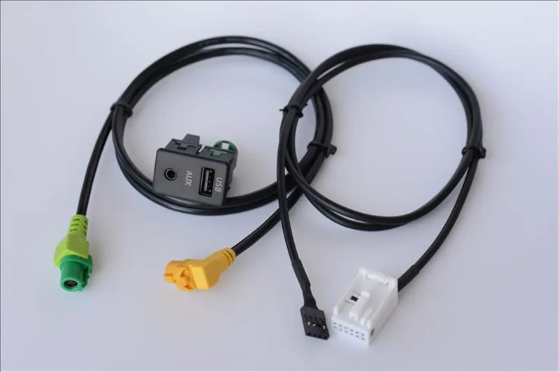 RCD510 RNS315 автомобильный AUX USB адаптер аудио кабель переключатель штекер для Volkswagen