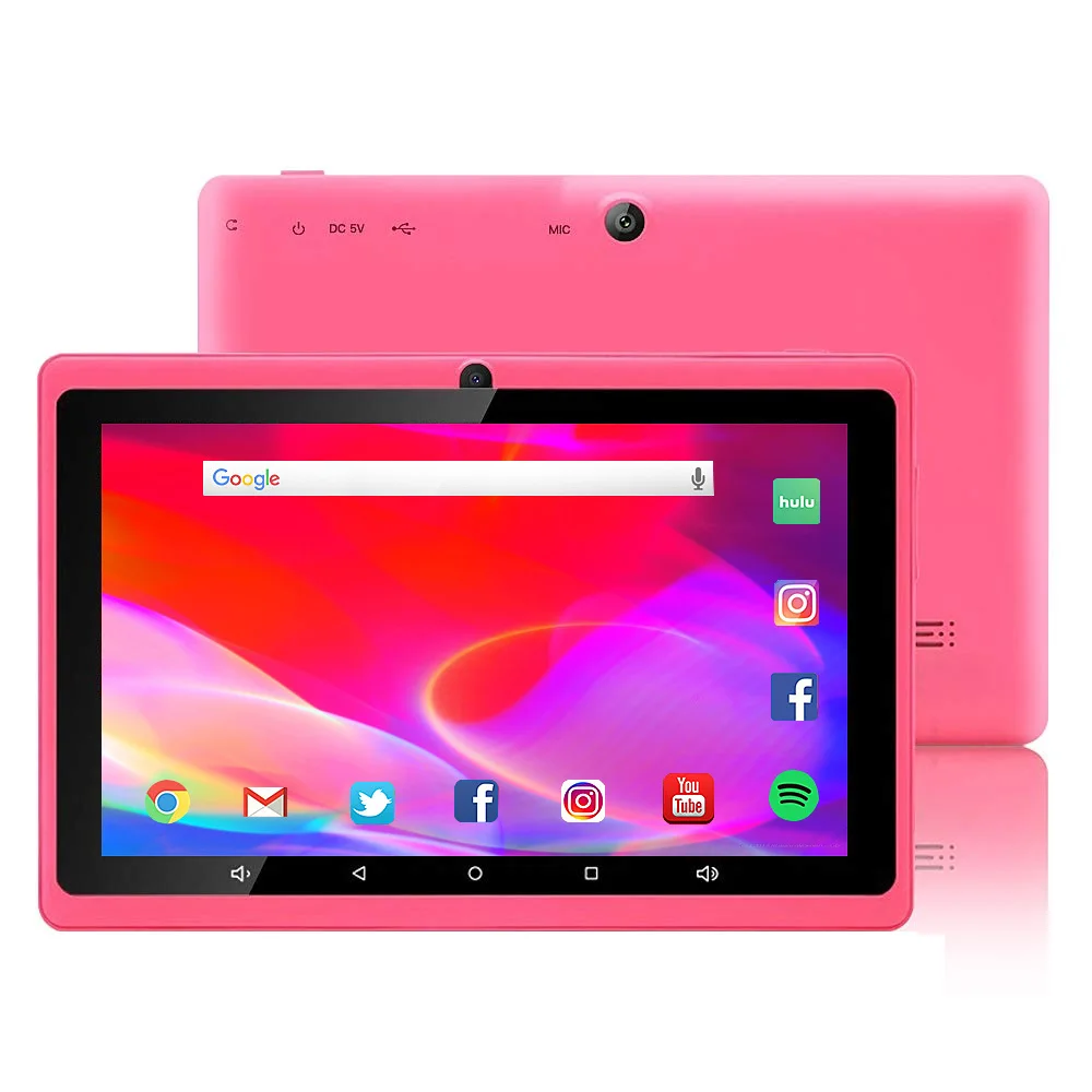 Горячие Продажа Новые 7 дюймов Оригинальный дизайн Android 8,0 4 ядра 1 Гб + 8G планшетный ПК с системой андроида, ПК, Wi-Fi Bluetooth gps ips Планшеты