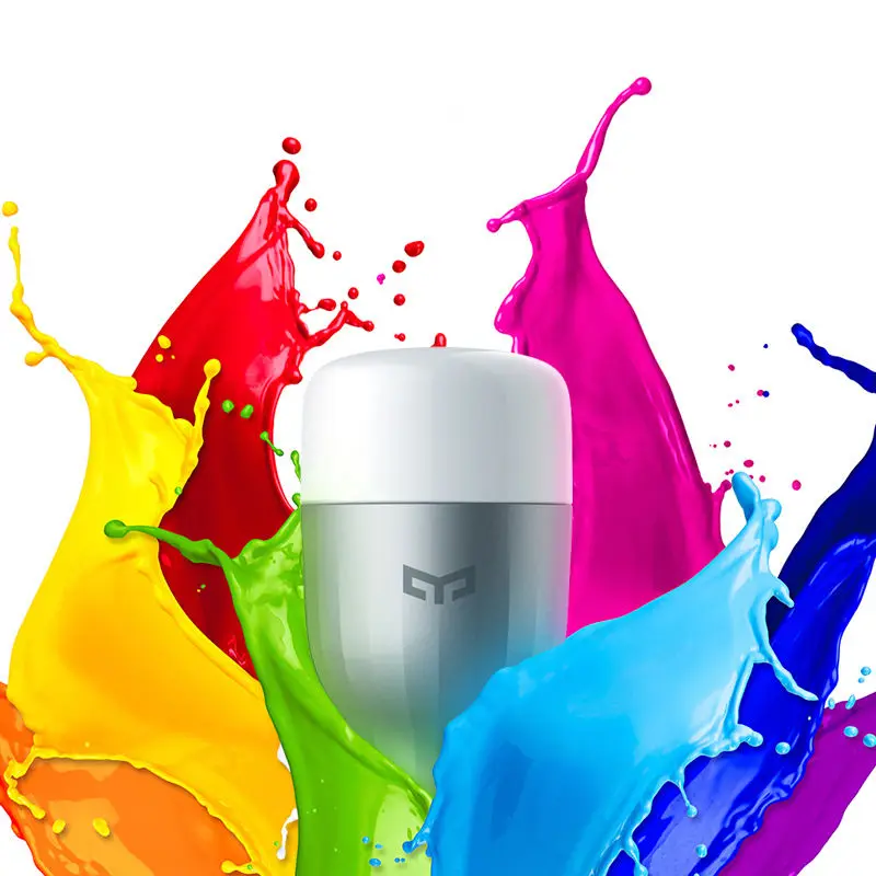 

NEW Original Xiaomi Mi Yeelight 9W RGB E27 LED Wireless Control Smart Light Lamp