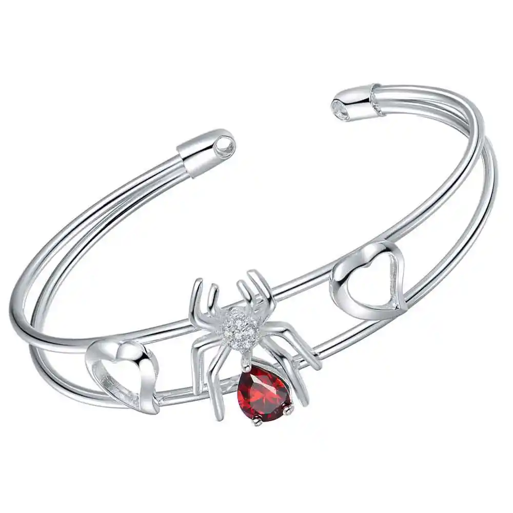 

2 colors! Top Quality Style New Brand spider Bangle bracelets Jewelry Made female with Austrian Crystals Wholesale AS166