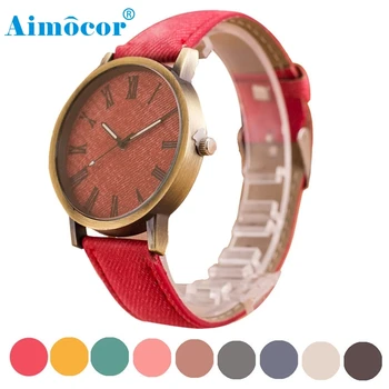 

2017 Newly Designed Hot Retro Vogue WristWatch Cowboy Leather Band Analog Quartz Watch 3221018