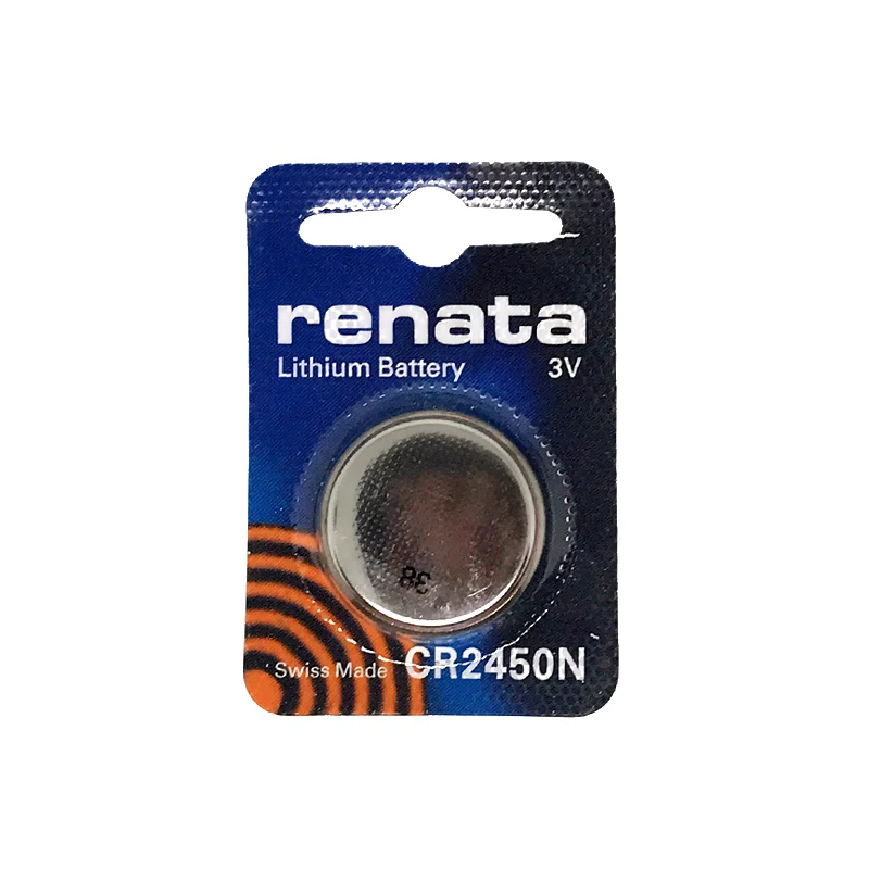 1 шт./лот оригинальный литиевый аккумулятор renata CR2450N CR2450 2450 3В для часов стоп