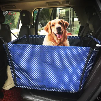 

Pet Dog Car Cushion Vehicle Chartered with Waterproof Mat Bag Double Thick Single Stereo Car Nets Cushion Fold Travel Car Bags