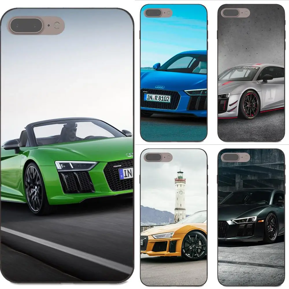 

Sport 2017 Audi R8 Coupe Car For Xiaomi Mi Mix Max Note 2 2S 3 5X 6 8 SE A1 Play F1 Design High Quality Phone Case