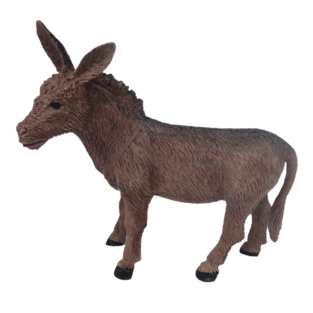 Mini Farm Animals Figure Toys Set Realistic Wild Pastic Animal Learning Toys Garden Miniatures Ornaments Kids Pretend Play Toys