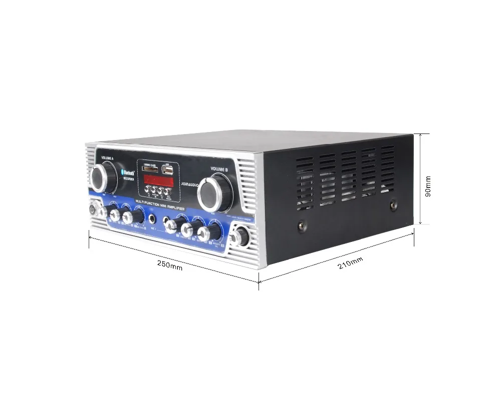 JOINAUDIO Новый мини усилитель 2x45W пластиковая панель с трансформатором|Аудиосистемы