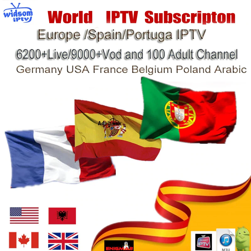 

Spain IPTV Spanish Channel M3u Abonnement Iptv UK Italy France UK German Arabic Dutch Sweden French Poland Portugal Smart TV